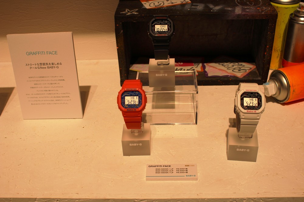 90年代の米西海岸のスケートカルチャーからインスパイアされたストリート系モデル「Graffiti Face」（税別9500円、11月発売）