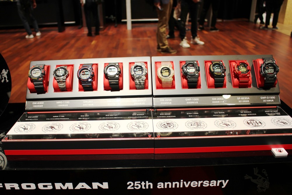 歴代フロッグマンのモデル