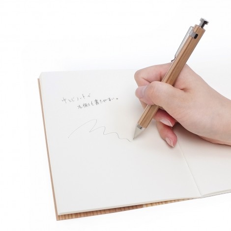 「木製中とじノート」