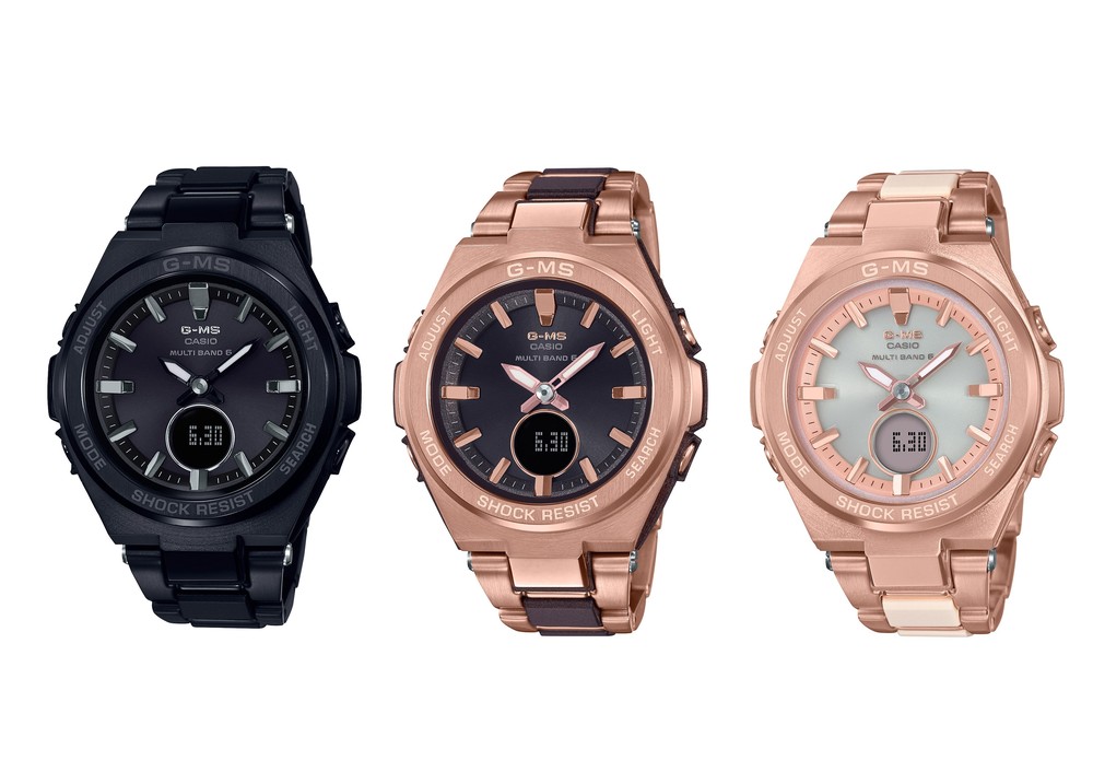 左から「MSG-W200CG-1AJF」、「MSG-W200CG-5AJF」、「MSG-W200CG-4AJF」（価格はいずれも税別3万6000円）