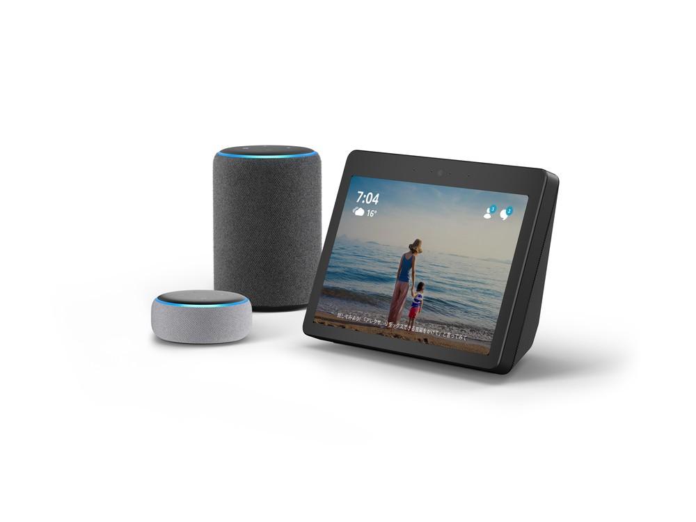アマゾン「Echo Show」などスマートスピーカー3モデル