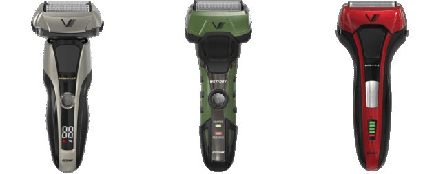 「IZUMI」初の5枚刃＆全自動クリーニング、シェーバー3シリーズ