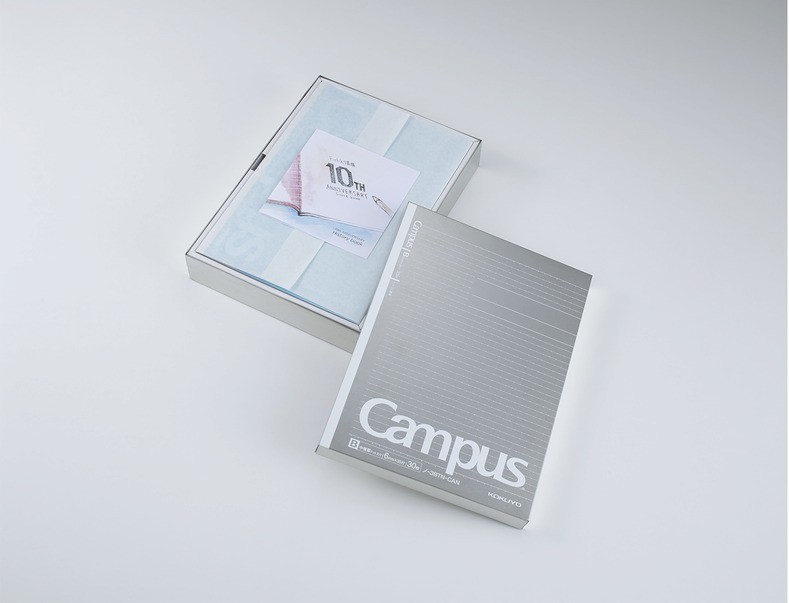 ドット入り罫線ノート10周年記念　ノート保管用ケース「保缶」