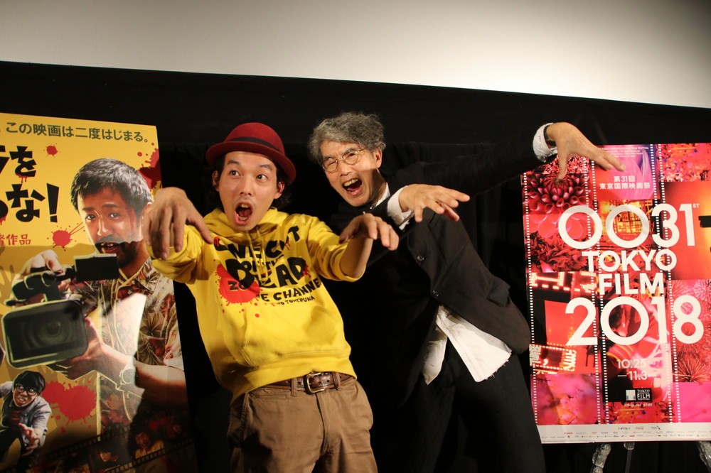 報道陣からのリクエストが多かった「ゾンビポーズ」