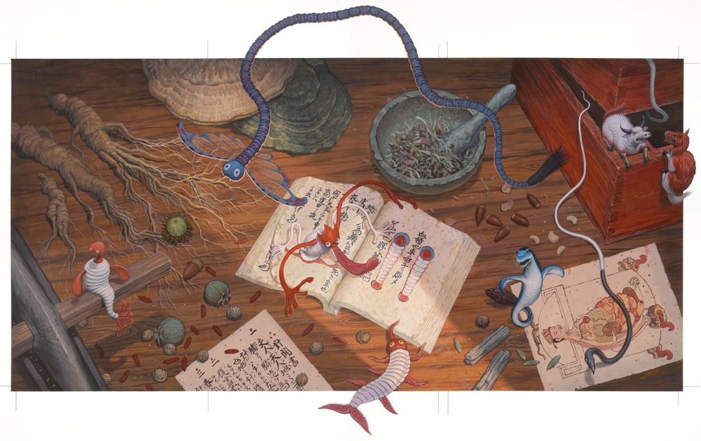 奇書に描かれたハラノムシ