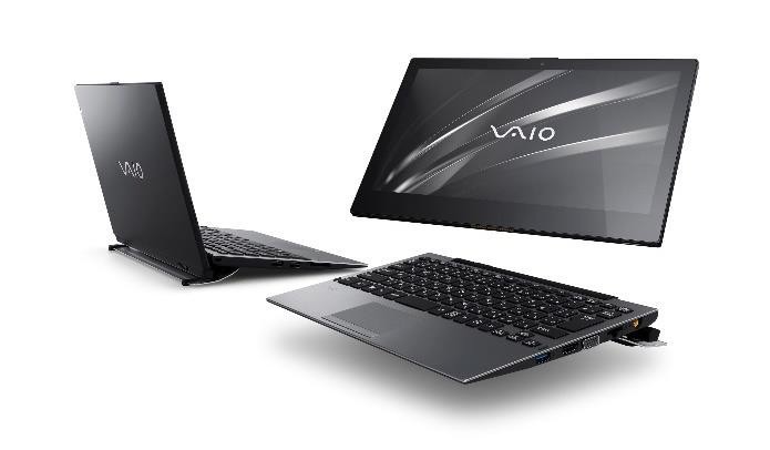 ノートPCにタブレット、さらに...　5つのモードで使える「VAIO A12」
