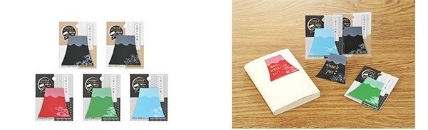 日本の文様を散りばめた「富士山付箋」