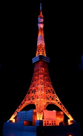 開業60周年「東京タワー」 500分の1スケールでリアルに再現