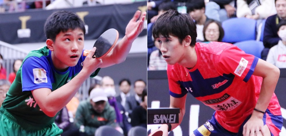 張本選手が吉村選手を圧倒