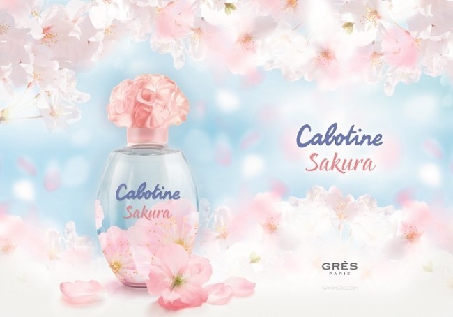 フランス発ロングセラー香水の日本限定品　「グレ　カボティーヌ　サクラ」