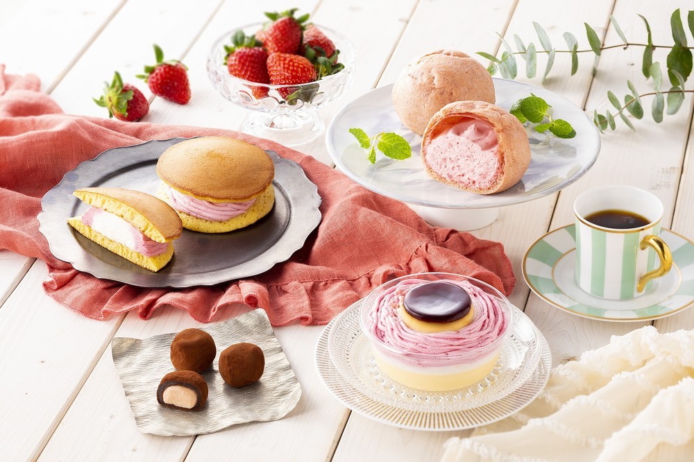 ひと足早い「いちごスイーツフェア」　いちごもこや生どら