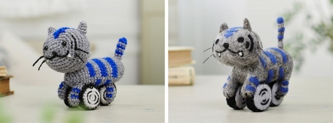 NIKENを擬ニャン化！？ニャイケンのあみぐるみ・羊毛フェルト作品
