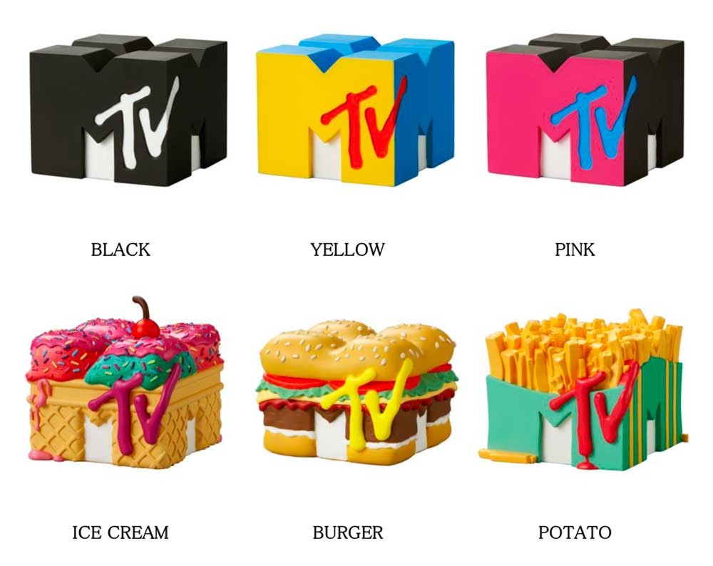 「MTV」立体ロゴのソフトビニールフィギュア