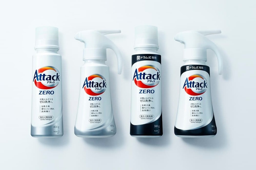 「アタック」史上最高の洗浄力で「汚れゼロ」へ　花王の新液体洗剤、ドラム式洗濯機用も