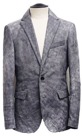 まるでデニムのようなレザージャケット登場！