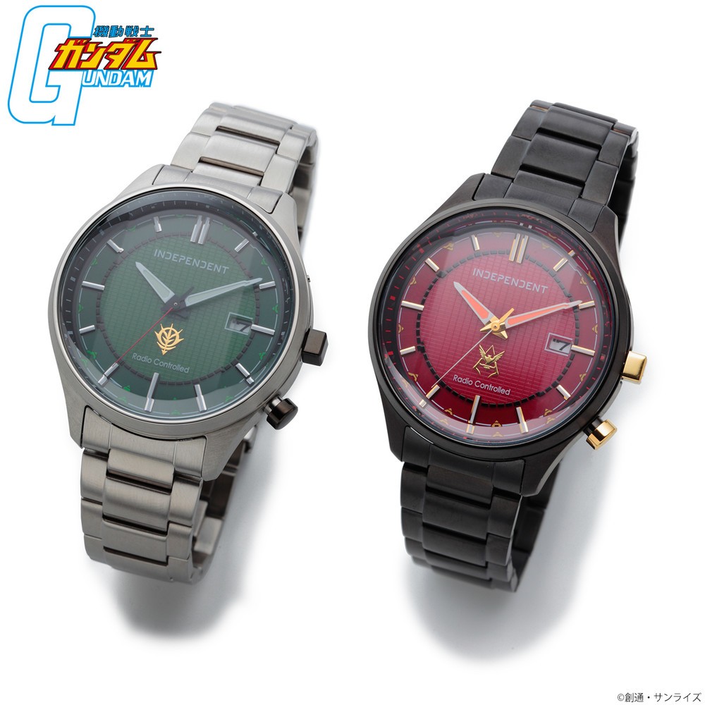 「機動戦士ガンダム」40周年　「シャア」＆「ジオン」デザインの腕時計