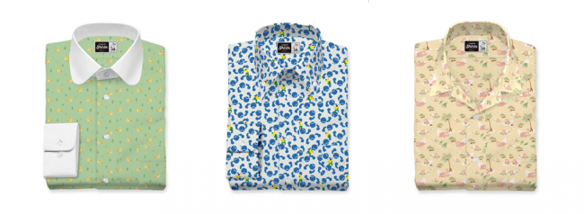 151種のオリジナルポケモンプリント生地からシャツをカスタマイズ！