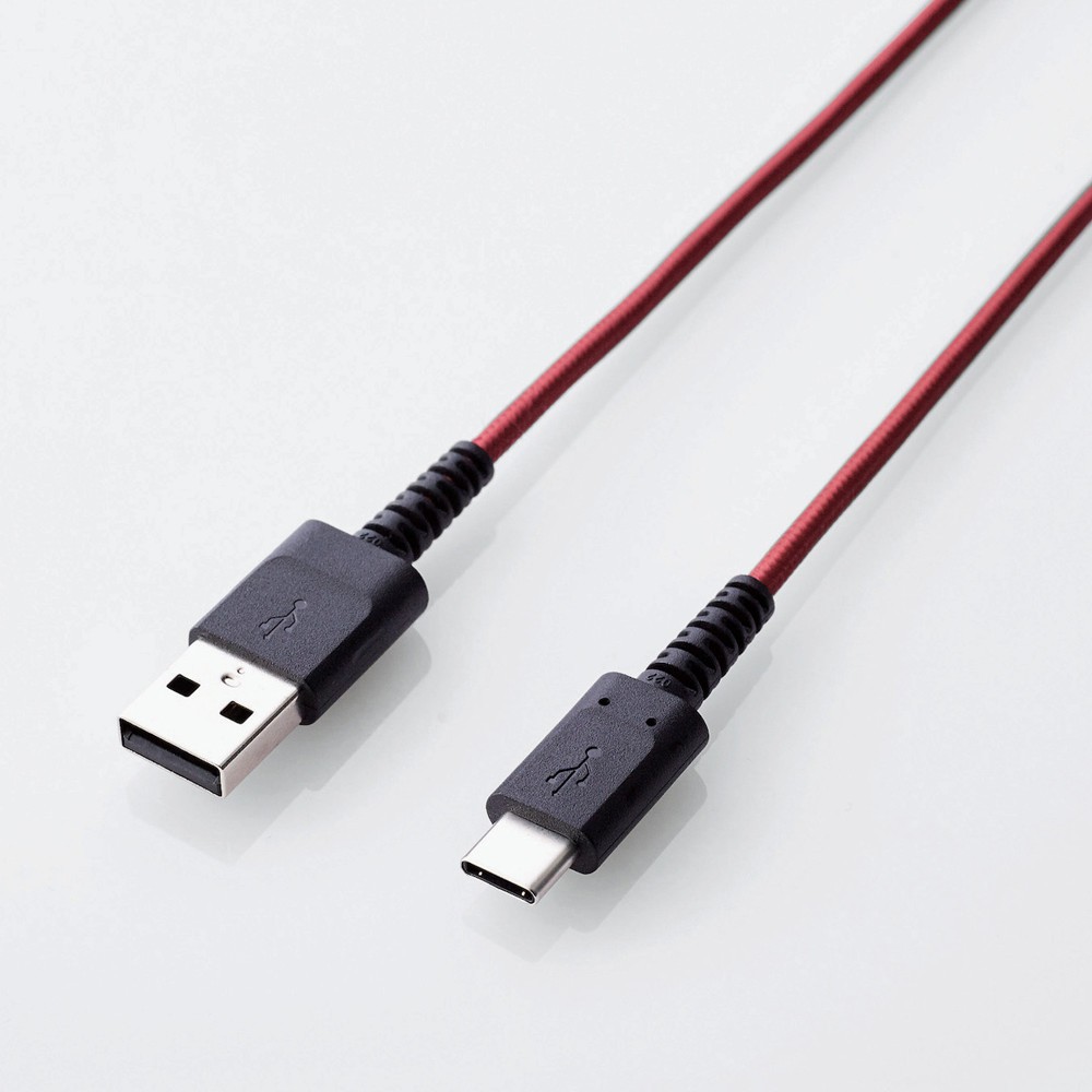 断線しやすいコネクター付け根部分を強化　高耐久「USB Type-Cケーブル」