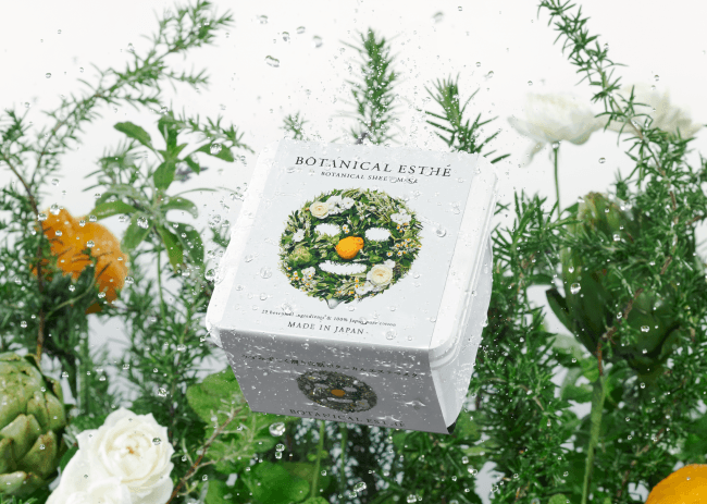 コンセプトは「白の時短×ボタニカル」　シートマスク