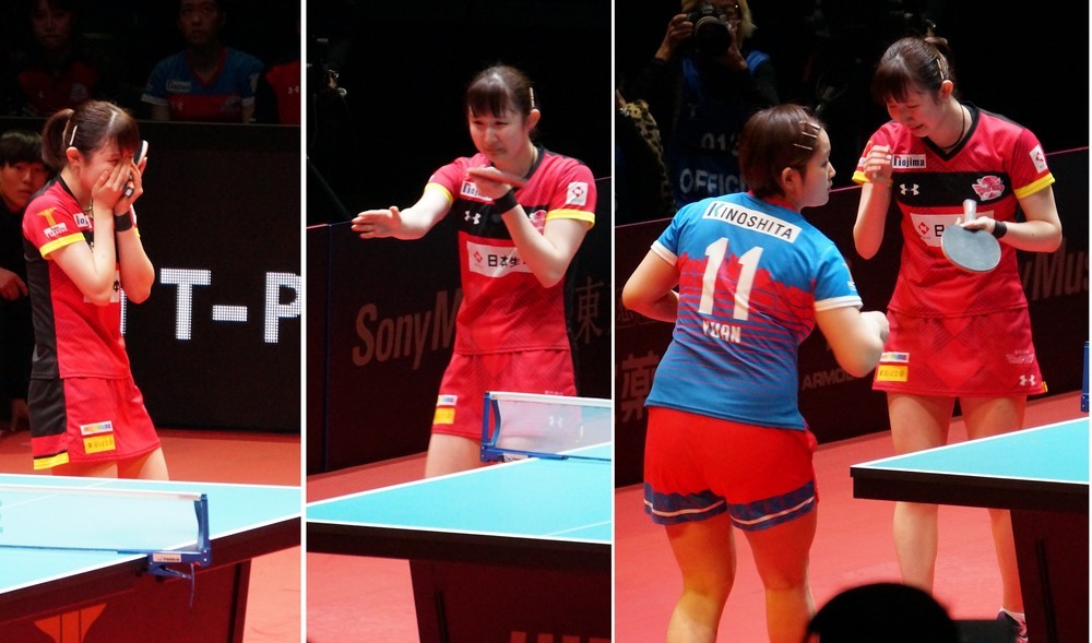 ヴィクトリーマッチ後に涙