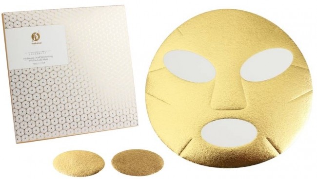 純金とうるおい成分がとろけてなじむ極上マスク