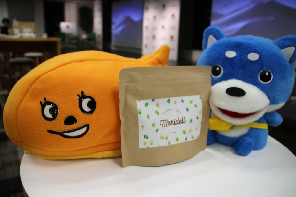 参加者全員に配られた、ウンログ提供の水溶性食物繊維「Moridell（モリデル）」