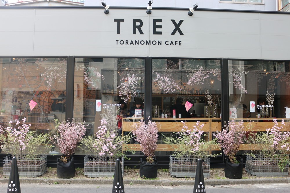 ランチタイムにお花見！　期間限定カフェが東京・虎ノ門にオープン