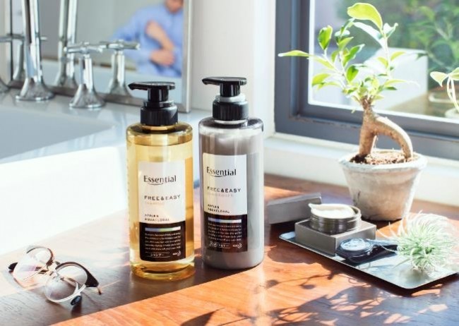 花王「エッセンシャル」から初の男性用シャンプー&コンディショナー