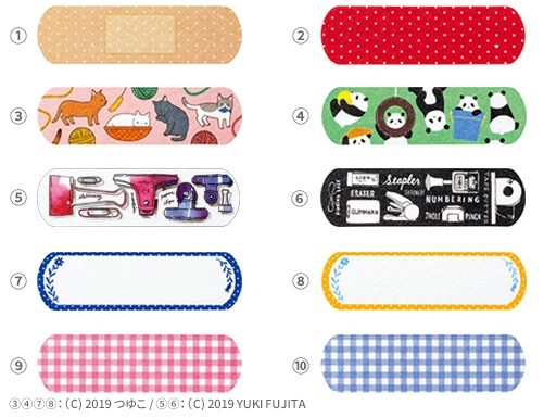 ばんそうこう形で持ち歩きやすくはがれにくい　「マスキングエイド」