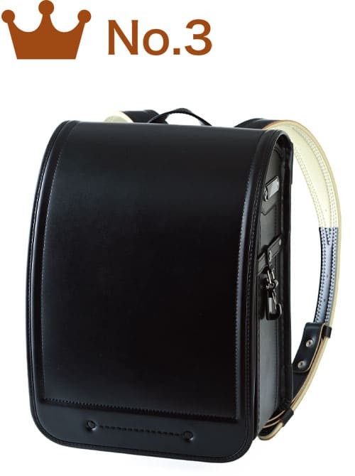 男の子に人気のカラーNo.3「No.70 ベルバイオスムース カラーステッチ（クロ×クロ）」