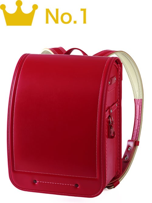 女の子に人気のカラーNo.1「No.70 ベルバイオスムース カラーステッチ（カーマインレッド×ピンク）」