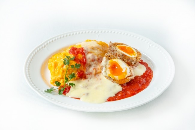 関東甲信越地区代表
ダッキーダック（東京都江東区）
『とろーりラクレットチーズのスコッチEGGオムライス』