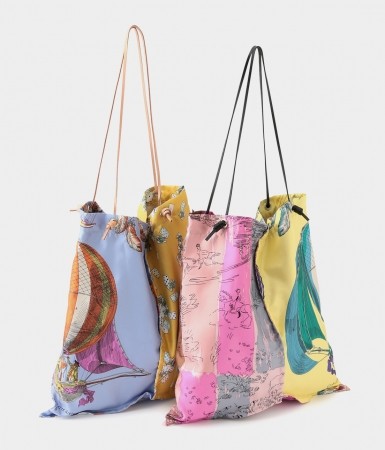 マニプリのヴィンテージスカーフをロペがバッグにリバイバル！