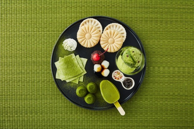 森永アイス「抹茶味」を大胆アレンジ　コラボカフェ「＃抹茶パルコ」