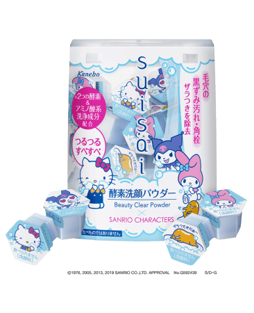 サンリオキャラクターをデザイン　カネボウの酵素洗顔料
