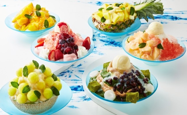 マスクメロン1玉使用の1杯も　「プレミアムかき氷」