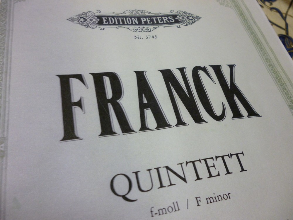 「ピアノ五重奏」の現在の楽譜には献呈の辞は書かれていない