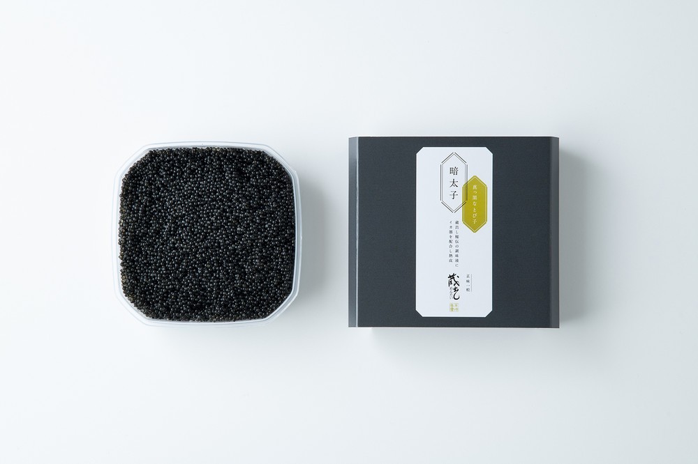 キャビアのような真っ黒な明太子