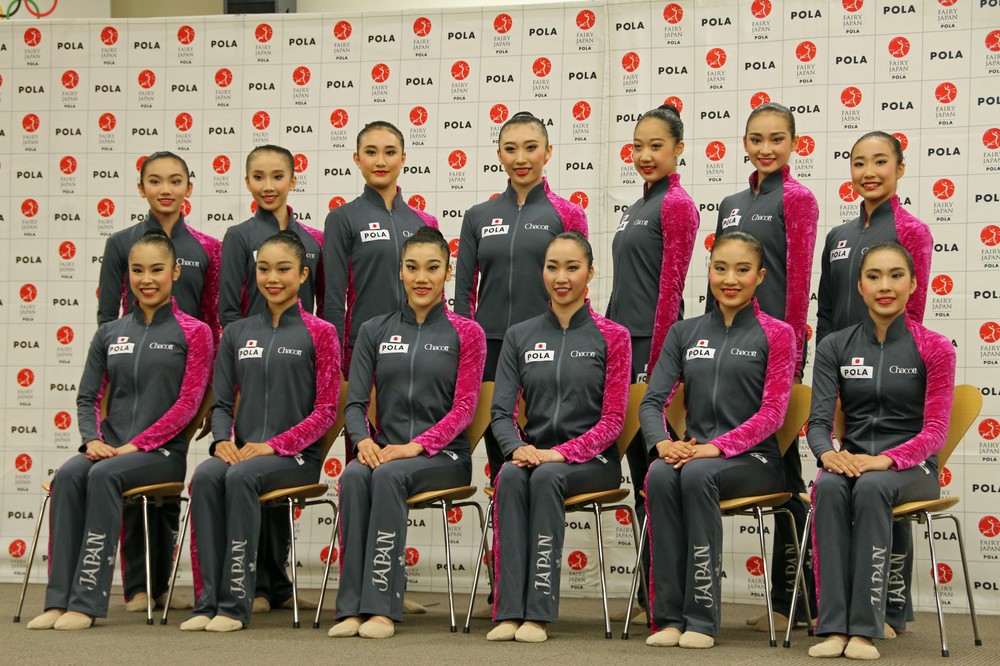 メークを終えた選手たち