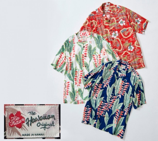 ハワイの老舗4ブランドとコラボ　「RATTLE TRAP」からアロハシャツ