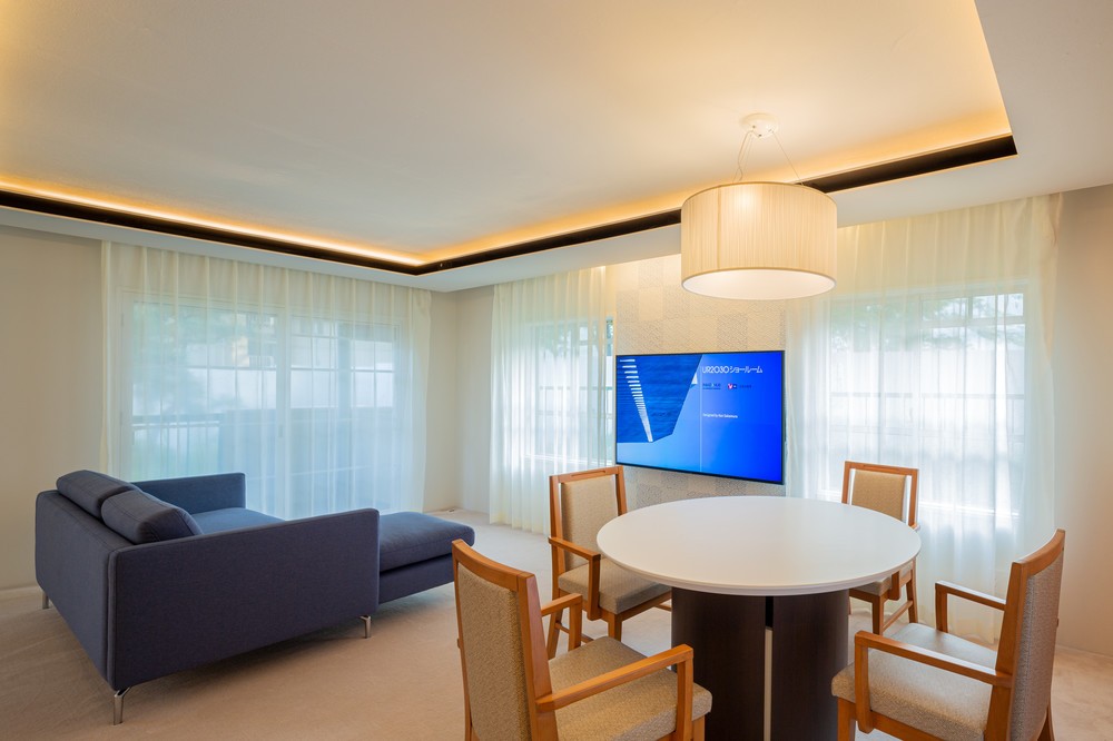 2030年の暮らしをイメージした部屋