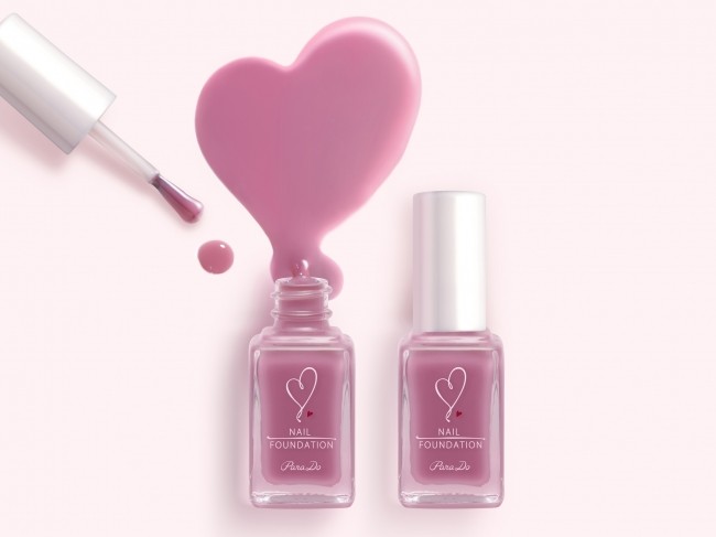 人気のモテネイル「ネイルファンデーション」　新色「両想いピンク」