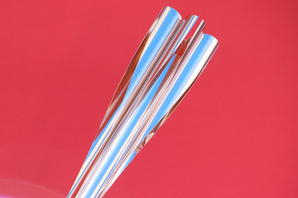 実際のリレーで使われるトーチ