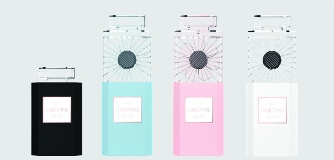 スタイリッシュなパフュームボトル型のUSBファン