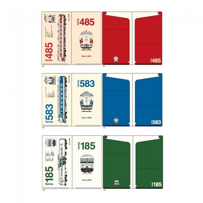 鉄道ファンに人気の国鉄車両モチーフ　書泉オリジナルのチケットフォルダ