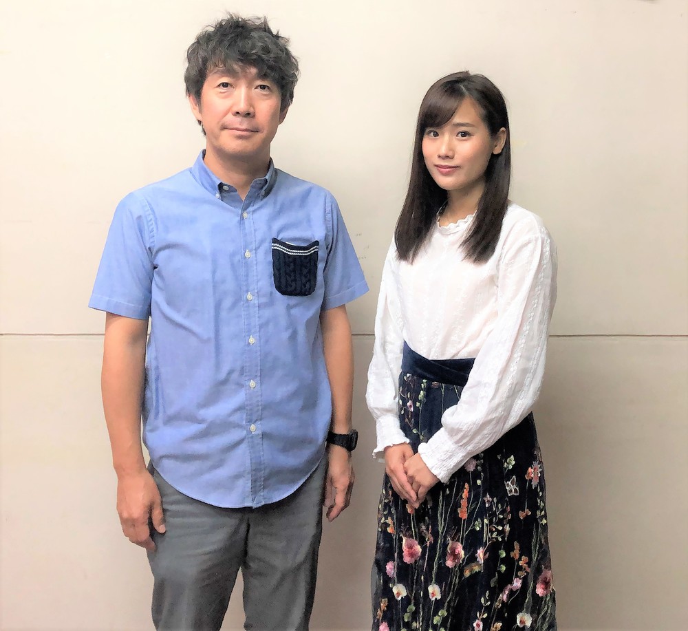 左から演出の西秋さん、ヒロイン役の秋山さん