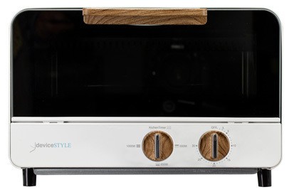 シンプル操作のオーブントースター　デザインは懐かしさとシャープさ