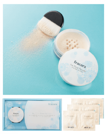 「肌フローラケア」清涼感プラスのフェイスパウダーと化粧下地をセットに