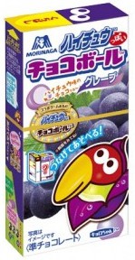 「ハイチュウ味のチョコボール」と「チョコボールをイメージしたハイチュウ」