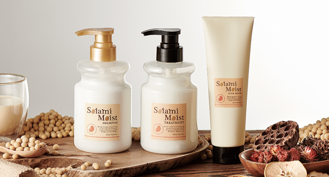 豆乳とアミノ酸の保湿力に着目したヘアケアブランド